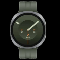 SAMSUNG Galaxy Watch9 Wi-Fi+4G SIM Wear OS Smartwatch (37.3mm Super AMOLED Display, Snapdragon Wear Elite Processor, Dual Frequency GPS, Olive Sport Strap)