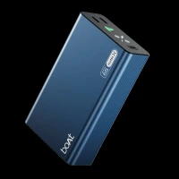 boAt Energyshroom Turbo X 20000 mAh 65W Fast Charging Power Bank (2 Type C Ports, LED Indicator, Navy Blue)