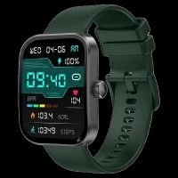 fastrack Revoltt FS3 Smartwatch with Bluetooth Calling (51mm TFT Display, IP68 Water Resistant, Drak Green Strap)